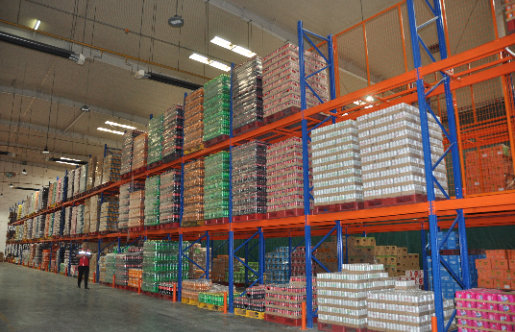 Решение для складского хранения продуктов питания и напитков